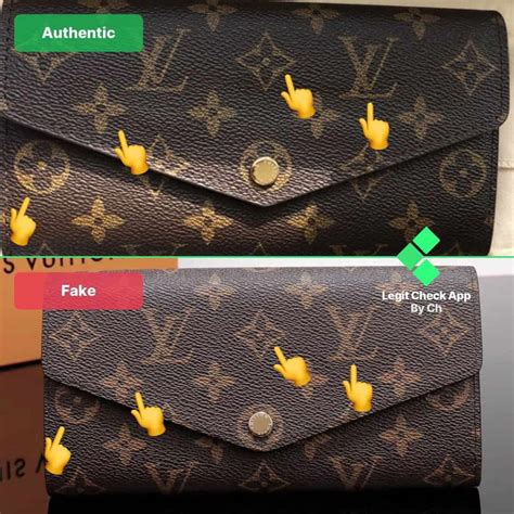 how to know if a lv wallet is real|authentic louis vuitton women wallet.